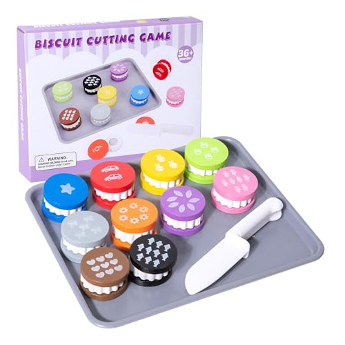 Cookie Toy Set, Creative Cookie Cutting Toy, Pretend Food Plaything, Colorful Playtoys, Educational Wooden Toys for Kids and Toddler, 8.86x7.28x1.77 Inch Cookie Toy Set, Creative Cookie Cutting Toy, Pretend Food Plaything, Colorful Playtoys, Educational Wooden Toys for Kids and Toddler, 8.86x7.28x1.77 Inch von Generisch