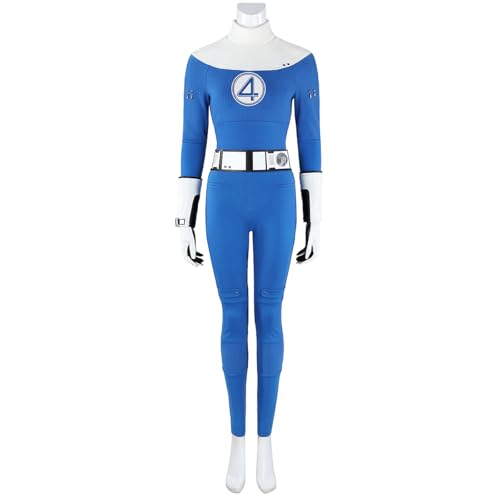 Coslanders Susan Storm Richards Damen-Kostüm, Outfit, Halloween, unsichtbares Frauenkostüm (Stil 1, M) von Generisch