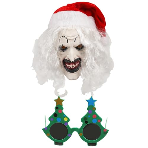 Cosplay Christmas Masque, Headgear Kostüm Props, Christmas Headgear With Glasses, Bright Colors Cosplay Accessories, Christmas Costume Props, Funny Holiday Masquerade Gear Cosplay Christmas Masque, Headgear Kostüm Props, Christmas Headgear With Glasses, Bright Colors Cosplay Accessories, Christmas Costume Props, Funny Holiday Masquerade Gear von Generisch