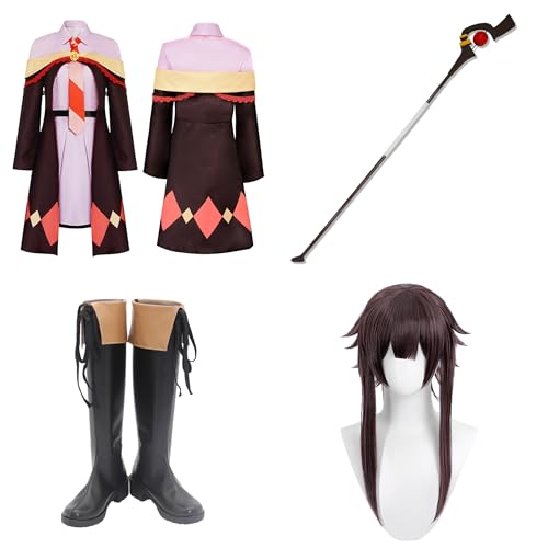 Cosplay Costume For Megumin,Women Men Uniform With Accessories,Cosplay Replica Prop Wig Shoes Full Set, Halloween Carnival Party Suit Cosplay Costume For Megumin,Women Men Uniform With Accessories,Cosplay Replica Prop Wig Shoes Full Set, Halloween Carnival Party Suit von Generisch