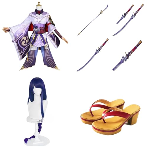 Cosplay Costume for Beelzebul RaidennEi Genshin,Women Men Uniform with Accessories,Cosplay Replica Prop Wig Shoes Full Set, Halloween Carnival Party Suit-01 Cosplay Costume for Beelzebul RaidennEi Genshin,Women Men Uniform with Accessories,Cosplay Replica Prop Wig Shoes Full Set, Halloween Carnival Party Suit-01 von Generisch