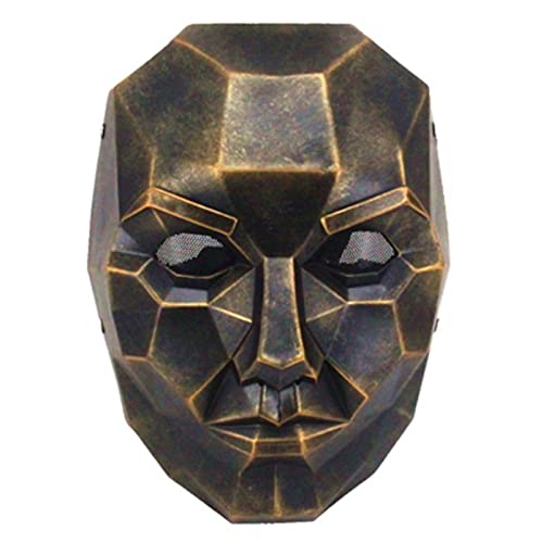Cosplay-Maske, Harz, Party, Halloween, Kostüm, Maske, Requisiten für Erwachsene (Kupfer) von Generisch