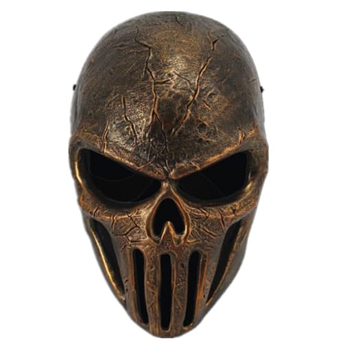 Cosplay-Maske, Harz, Spielparty, Halloween-Kostüm, Maske, Requisiten für Erwachsene (Kupfer) von Generisch