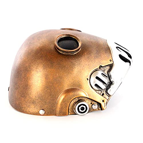 Cosplay Maske Harz Halloween Tanzparty Kostüm Maske Requisiten (Kupfer) von Generisch