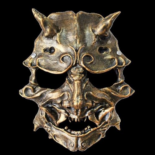 Cosplay Masken Harz Halloween Tanzparty Kostüm Maske Requisiten (Kupfer) von Generisch