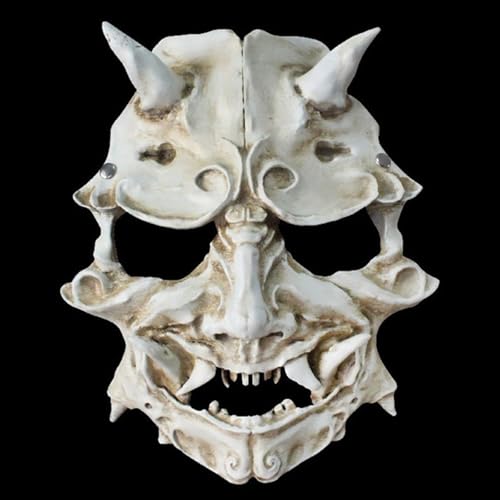 Cosplay Masken Harz Halloween Tanzparty Kostüm Maske Requisiten (Weiß) von Generisch