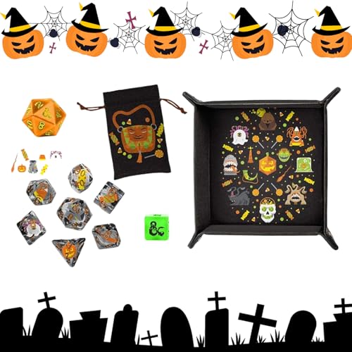 Countdown von Halloween Dice | Heimspieldekoration | Spielzeug, Festliche interaktive Tischplatte, Spaß für Familien Mädchen Verspielte Erfahrung von Generisch