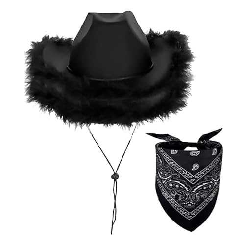 Generisch Damen Cowboyhut Pink Cowgirl Hut Kostüm für Cosplay Karneval Halloween Fasching Party Breite Krempe Flauschig Feder Hut Western Cowgirl Outfit Damen Faschingskostüm Generisch Damen Cowboyhut Pink Cowgirl Hut Kostüm für Cosplay Karneval Halloween Fasching Party Breite Krempe Flauschig Feder Hut Western Cowgirl Outfit Damen Faschingskostüm von Generisch