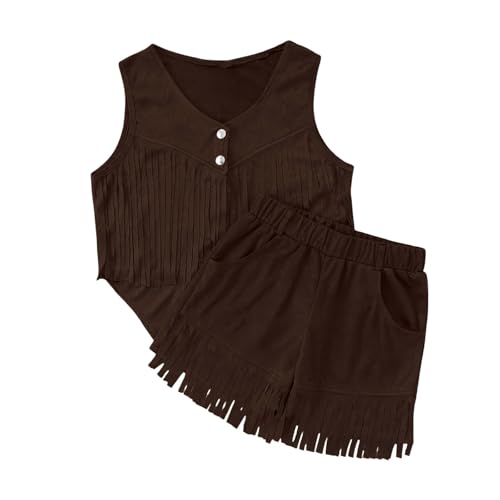 Cowgirl Kostüm Mädchen Piratenkostüm Westen Aud Cow Short Trachtenweste Vintage Kinderwesten Lederweste Oktoberfest Fasching Karneval Halloween Outfit Wildwest Pferdekostüm Braun für 5-14 Jahre Cowgirl Kostüm Mädchen Piratenkostüm Westen Aud Cow Short Trachtenweste Vintage Kinderwesten Lederweste Oktoberfest Fasching Karneval Halloween Outfit Wildwest Pferdekostüm Braun für 5-14 Jahre von Generisch