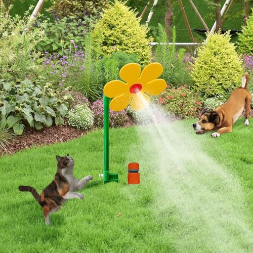Crazy Daisy Water Sprinkler, Hund Sprinkler Spielzeug, 360° Rotierende Bewegliche Tanzblume Sprinkler, Dekorative Gänseblümchen Rasen Sprinkler, Spaß Bewässerungswerkzeug Geeignet für Hof, Rasen Crazy Daisy Water Sprinkler, Hund Sprinkler Spielzeug, 360° Rotierende Bewegliche Tanzblume Sprinkler, Dekorative Gänseblümchen Rasen Sprinkler, Spaß Bewässerungswerkzeug Geeignet für Hof, Rasen von Generisch