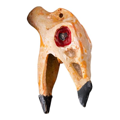 Creepy Pendant Whistle, Haunted Whistle Prank, Scary Crow Skull Shape Pendant, Crow Skull Pendant Noise, Scary Whistle, Bone-Chilling Sounding Noise Maker, Loud Screaming Prank Toy for Haunted House von Generisch