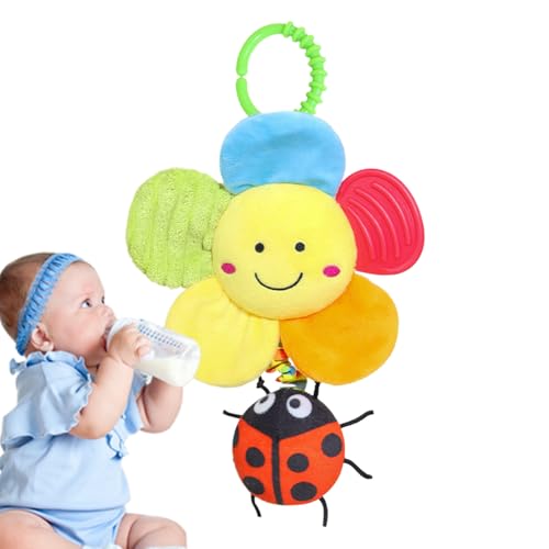 Crib Hangable Rasseln Spielzeug, Tierbett um Rasselspielzeug - Autositz und Kinderwagen Aktivitätsspielzeug | Hautfreundlicher Stuhlbassinet Mobile Wind Glockenspiel für Mädchen, Kinder, Kleinkind Crib Hangable Rasseln Spielzeug, Tierbett um Rasselspielzeug - Autositz und Kinderwagen Aktivitätsspielzeug | Hautfreundlicher Stuhlbassinet Mobile Wind Glockenspiel für Mädchen, Kinder, Kleinkind von Generisch