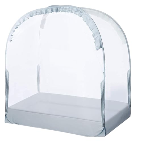 Crib Tent - Baby Crib Net Zelt | Kindergartenabdeckung, um das Kind Davon abzuhalten, auszuklettern | Atmungsaktives Mesh Pop-up-Bettschild für Kinderkinder, Schlafzimmer, Schule, Reisen, einfach Crib Tent - Baby Crib Net Zelt | Kindergartenabdeckung, um das Kind Davon abzuhalten, auszuklettern | Atmungsaktives Mesh Pop-up-Bettschild für Kinderkinder, Schlafzimmer, Schule, Reisen, einfach von Generisch