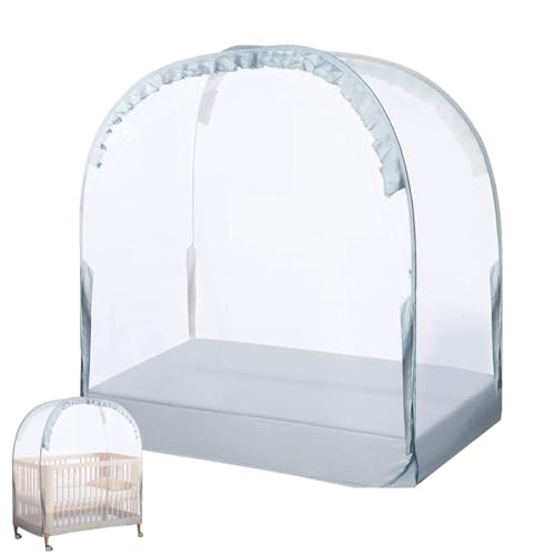 Crib Tent - Crib Tent Safety Net | Baby Crib Zeltsicherheitsnetz | Langlebige, Starke, Selbstsperrende Reißverschlüsse | Crib -Zelt, Um Das Baby Davon Abzuhalten, Für Kleinkind Kinder Kinderzimmer Sch Crib Tent - Crib Tent Safety Net | Baby Crib Zeltsicherheitsnetz | Langlebige, Starke, Selbstsperrende Reißverschlüsse | Crib -Zelt, Um Das Baby Davon Abzuhalten, Für Kleinkind Kinder Kinderzimmer Sch von Generisch