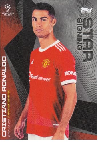 Cristiano Ronaldo Star Verpflichtung Man United 31.08. 2021 CL Fußball Sammelkarte von Generisch