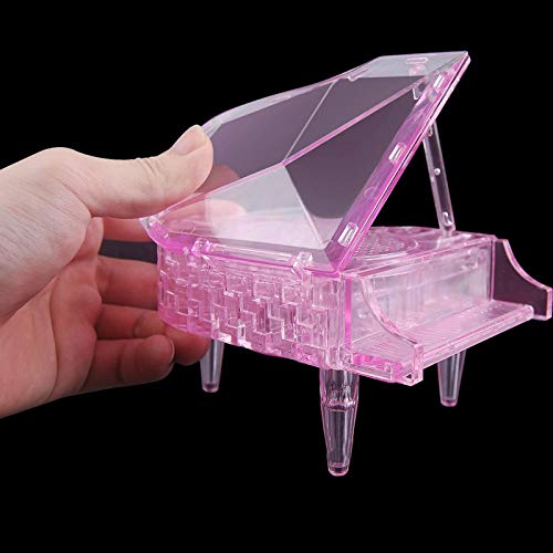 Crystal Puzzle 3D Kreativer BAU Klavierpädagogik Bausteine Transparentes Design Puzzle Spielzeug Set Bausatz für Erwachsene und Kinder Crystal Puzzle 3D Kreativer BAU Klavierpädagogik Bausteine Transparentes Design Puzzle Spielzeug Set Bausatz für Erwachsene und Kinder von Generisch
