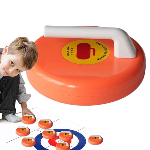 Curling Spiel - Leichtes Tischcurling Spiel - Entwicklungs Spiele Für Erwachsene Und Kinder College Wohnheim Party Garten Boden Tisch Bar Familientreffen von Generisch