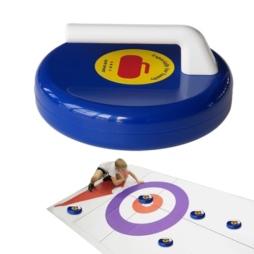 Curling Spiel | Tragbare Spiele Für Den Schreibtisch - Gesellschaftsspiel Für Kinder Familie Feier Partys Garten Ferien Schule Kneipe Studentenwohnheim Curling Spiel | Tragbare Spiele Für Den Schreibtisch - Gesellschaftsspiel Für Kinder Familie Feier Partys Garten Ferien Schule Kneipe Studentenwohnheim von Generisch