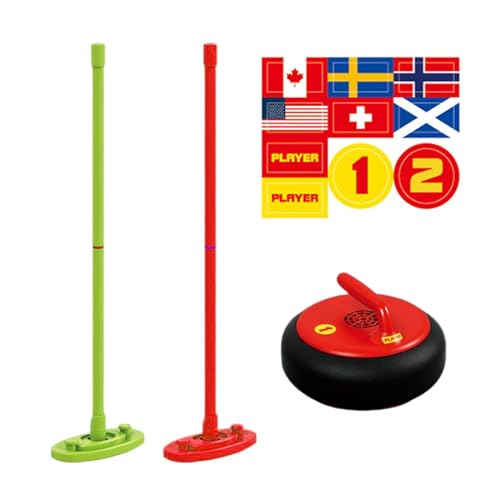 Curling-Spielset – Elektrischer Licht-Curlingball Tragbares Curling-Sportspielzeug, Tisch-Curling-Brett für drinnen und draußen, pädagogisches Sportspielzeug | Familien, Partys, Schulveranstaltungen Curling-Spielset – Elektrischer Licht-Curlingball Tragbares Curling-Sportspielzeug, Tisch-Curling-Brett für drinnen und draußen, pädagogisches Sportspielzeug | Familien, Partys, Schulveranstaltungen von Generisch