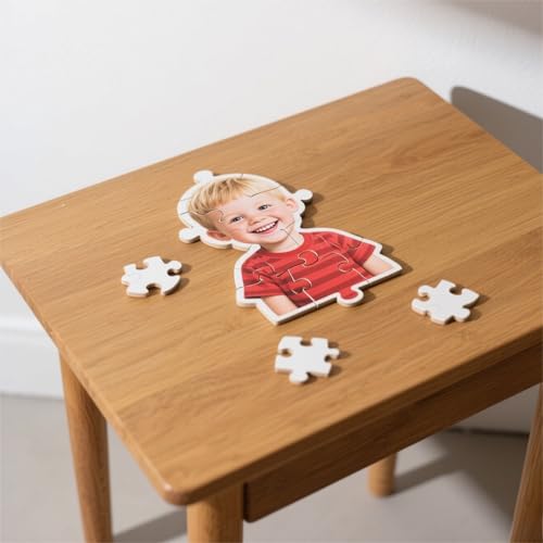 Custom Holz 3D-Puzzle, personalisiert Jede spezielle Form Puzzle (20cm), einzigartiges Geschenk für Kinder & Erwachsene, anpassbar mit Ihrem Foto/Design von Generisch