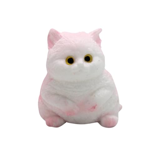 Cute Cat Pinch Toys, Cat Model Stress Relief Toy, Made of Soft and Elastic Material, Can Be Kneaded and Pressed, Toys Stress Relief for Adults and Children, Anti-Stress Toy Gift (11.6*11.6*15.8 cm) von Generisch