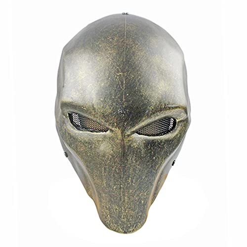 D-Stroke Cosplay Maske GFK Vollgesichtsmaske Halloween Party Kostüm Maske Requisiten (Kupfer) von Generisch