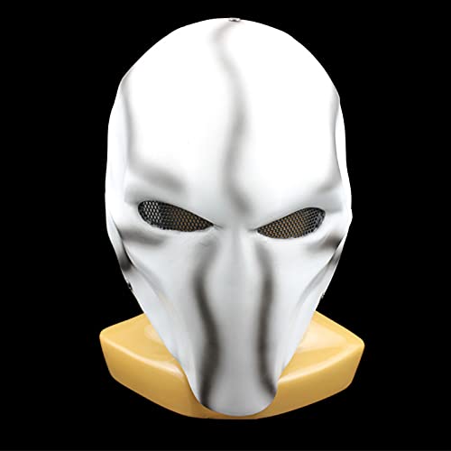 D-Stroke Cosplay Maske GFRP Vollgesichtsmaske Halloween Party Kostüm Maske Requisiten (Weiß/a) von Generisch