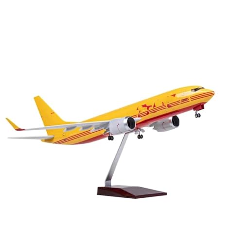 DHL Flugzeug Modell B737 47cm - Spritzguss Harz Flugzeug Souvenir Sammlerstück von Generisch