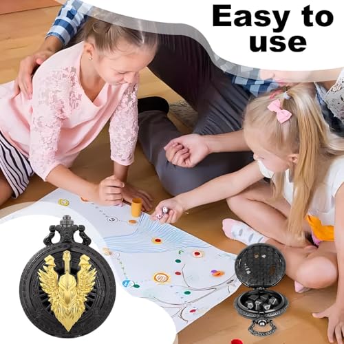 DICE -Set mit Pocket Watch Shell - Retro 7x Metal Game -Würfel, Gravured Tonage Style Storage Case | Tragbares RPG -Tabletop -Zubehör für Reisebrettungsspiele Männer Frauen Rollenspiele in der Familie DICE -Set mit Pocket Watch Shell - Retro 7x Metal Game -Würfel, Gravured Tonage Style Storage Case | Tragbares RPG -Tabletop -Zubehör für Reisebrettungsspiele Männer Frauen Rollenspiele in der Familie von Generisch