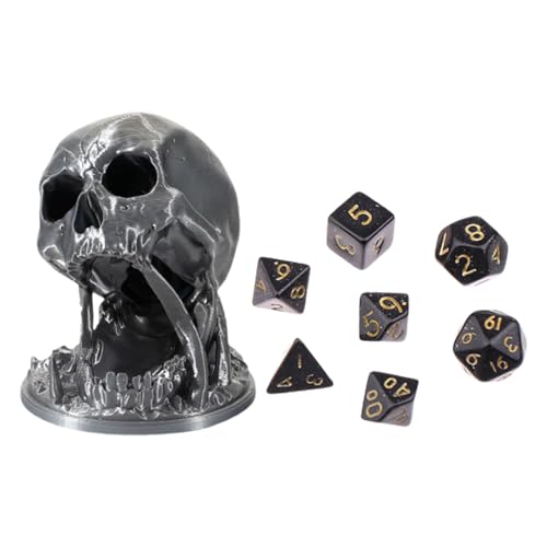 DICE Tower Schädel - Desert's Kiss Skull Dice Tower | 3D Skúll -Themen Dicê Roller Tôwer Für Tabletop RPG Brettspiele | Dekoratives Skelett DiCê -Rutschen Für Dungeons &, Schlafzimmer, Eingang DICE Tower Schädel - Desert's Kiss Skull Dice Tower | 3D Skúll -Themen Dicê Roller Tôwer Für Tabletop RPG Brettspiele | Dekoratives Skelett DiCê -Rutschen Für Dungeons &, Schlafzimmer, Eingang von Generisch