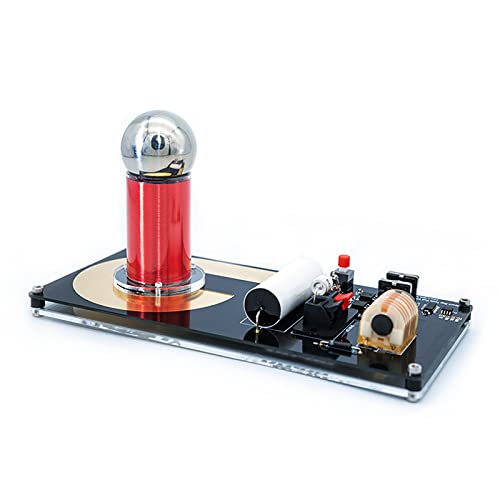 DIY Classic Spark Gap Tesla Coil Kit mit künstlichem Blitz, Induktive Bogenmusik-Funktion, ideal für Demonstrationen und wissenschaftliche Experimente von Generisch