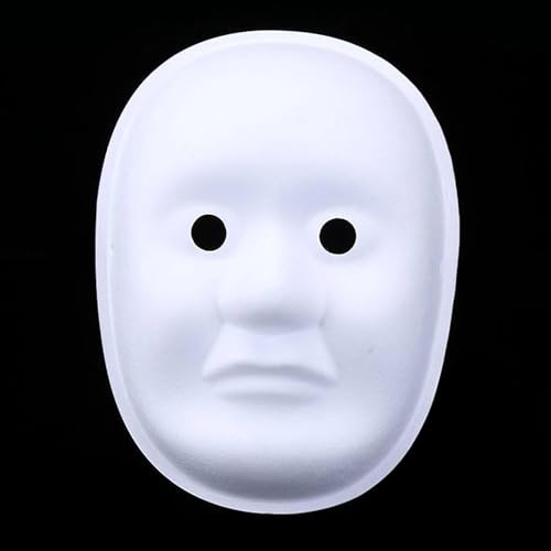DIY Gesichtsmasken Selber Machen, Karneval Maskerade-Masken Zellstoff Blank Zum Bemalen, Katzenmasken Zum Anmalen, Maske Aus WeißEm Papier, ÜBerstreichbare Papiermasken FüR Cosplay (C) von Generisch