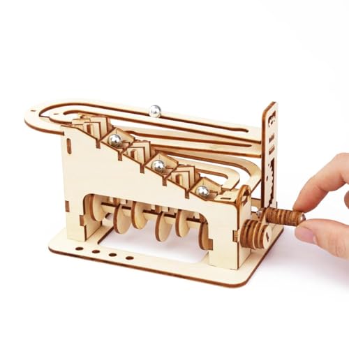 DIY-Montage-Kit mit Spiral rollball Track 3D Holz Puzzles Spiel für Jugendliche und Erwachsene DIY-Montage-Kit mit Spiral rollball Track 3D Holz Puzzles Spiel für Jugendliche und Erwachsene von Generisch