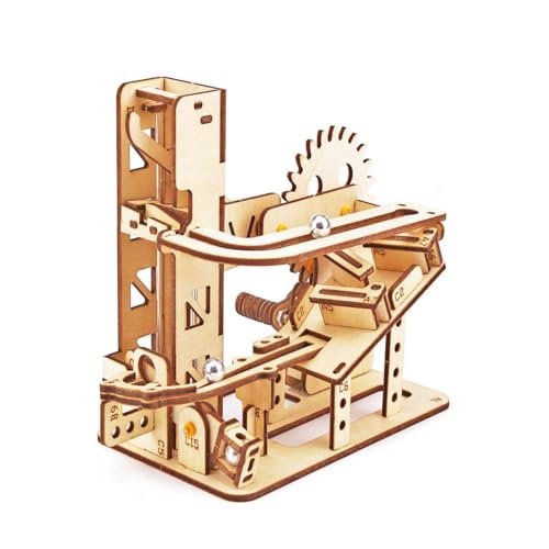 DIY-Montage-Kit mit Spiral rollball Track 3D Holz Puzzles Spiel für Jugendliche und Erwachsene DIY-Montage-Kit mit Spiral rollball Track 3D Holz Puzzles Spiel für Jugendliche und Erwachsene von Generisch