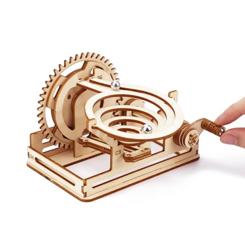 DIY-Montage-Kit mit Spiral rollball Track 3D Holz Puzzles Spiel für Jugendliche und Erwachsene von Generisch