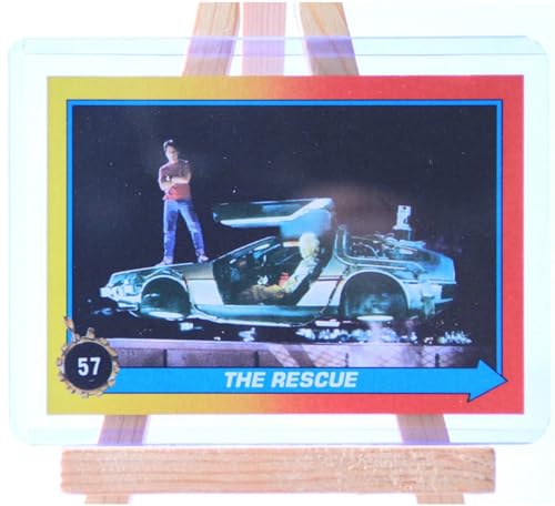DMC Delorean im Flugmodus mit Doc und Marty McFly, Topps Zurück in die Zukunft 2 Spielfilm Sammelkarte 57 aus dem Jahr 1989 DMC Delorean im Flugmodus mit Doc und Marty McFly, Topps Zurück in die Zukunft 2 Spielfilm Sammelkarte 57 aus dem Jahr 1989 von Generisch