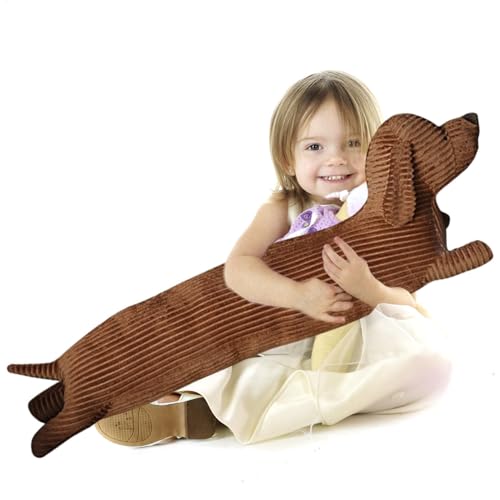 Dachshund Hund Plüschkissen, 55/70/110cm Dackel Plüschspielzeug, Gefüllter Dackel -Hundeplüsch, Niedliches Kissen -Nickerchen -Kissen Kissen Taillenkissen, Weiche Plüsch -Dekoration Für Sofa Bettautos Dachshund Hund Plüschkissen, 55/70/110cm Dackel Plüschspielzeug, Gefüllter Dackel -Hundeplüsch, Niedliches Kissen -Nickerchen -Kissen Kissen Taillenkissen, Weiche Plüsch -Dekoration Für Sofa Bettautos von Generisch