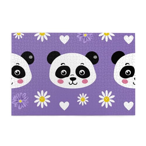 Daisies Giant Panda Love 1000 Teile Puzzle für Erwachsene Holzpuzzles für Erwachsene Geschenke Heimdekoration Daisies Giant Panda Love 1000 Teile Puzzle für Erwachsene Holzpuzzles für Erwachsene Geschenke Heimdekoration von Generisch