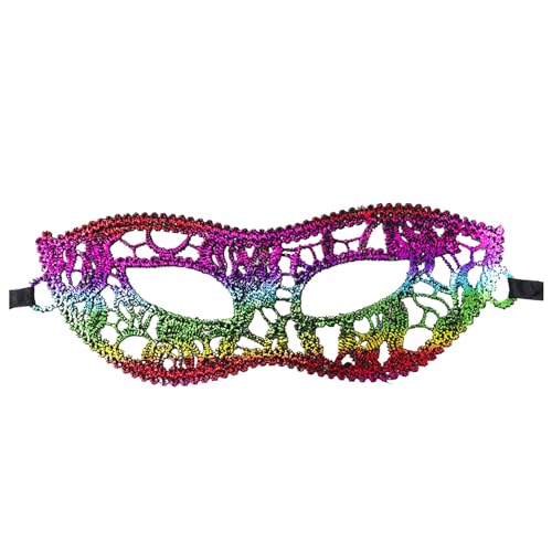 Damen-Maske, luxuriös, mehrfarbig, venezianische Halbgesichtsmaske, Karnevalsmaske, Karnevals-Augenmaske, für Abschlussball, Ball, Party, Cosplay, Tanzshows Damen-Maske, luxuriös, mehrfarbig, venezianische Halbgesichtsmaske, Karnevalsmaske, Karnevals-Augenmaske, für Abschlussball, Ball, Party, Cosplay, Tanzshows von Generisch