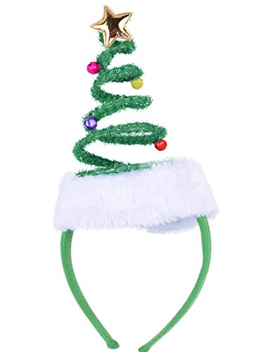 Das elastische Weihnachtsbaum-Stirnband und eine Größe der Glocken-Weihnachtsmannmütze sind für die meisten Erwachsenen und Kinder geeignet, perfekte Weihnachtsfeier, Kleidung und Zubehör Das elastische Weihnachtsbaum-Stirnband und eine Größe der Glocken-Weihnachtsmannmütze sind für die meisten Erwachsenen und Kinder geeignet, perfekte Weihnachtsfeier, Kleidung und Zubehör von Generisch