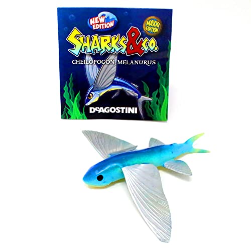DeAgostini Sharks & Co. Serie 2 Maxxi Edition - Hai Sammelfigur Figur Auswahl (Figur 11. Atlantischer Flugfisch) von Generisch