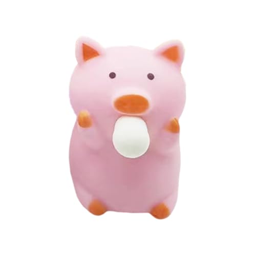 Dekompression Prise Musik Spielzeug Puffing Little Pig Hand Prise Blasen Dekompression Vent Puppe (One Size) von Generisch