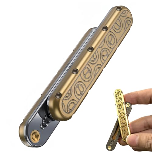 Fidget Slider Metall Spielzeug – Anti Stress Spielzeug Erwachsene – Dekompression gegen Angst – Sensorisches Fidget Toy – Geschenkidee für Männer & Frauen Fidget Slider Metall Spielzeug – Anti Stress Spielzeug Erwachsene – Dekompression gegen Angst – Sensorisches Fidget Toy – Geschenkidee für Männer & Frauen von Generisch