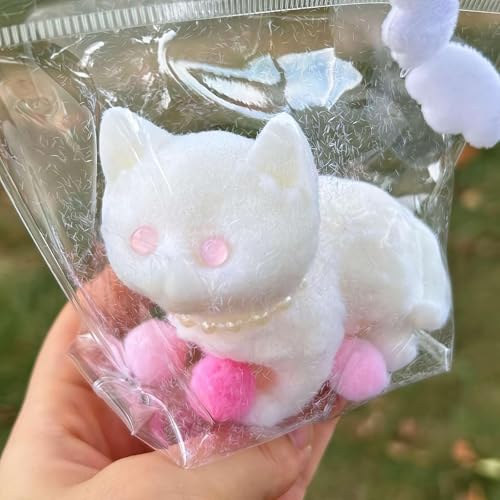 Dekompressionsspielzeug Kneten Musik DREI süße Katzen für Stressabbau (7x7cm) von Generisch