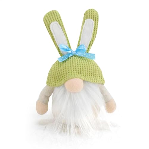 -Dekoration, Zwergfigur ohne Gesicht, mit Hasenohren, Heimdekor-Figur – Frühlings- -Zwergpuppe für Auto-Innenraum, Bett, Wohnzimmer, Schreibtisch, Studentenwohnheim -Dekoration, Zwergfigur ohne Gesicht, mit Hasenohren, Heimdekor-Figur – Frühlings- -Zwergpuppe für Auto-Innenraum, Bett, Wohnzimmer, Schreibtisch, Studentenwohnheim von Generisch