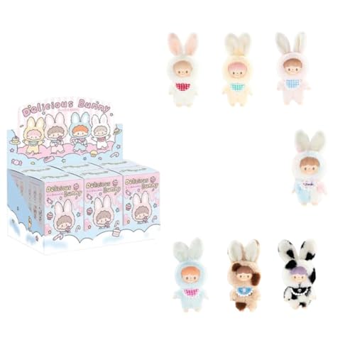 Delicious Loveliness Never Ends Series Blind BoxAction Figures Mystery Box Cute Random Toy Birthday Gift Christmas Collectable Toy for Desktop Ornaments (6pcs) von Generisch