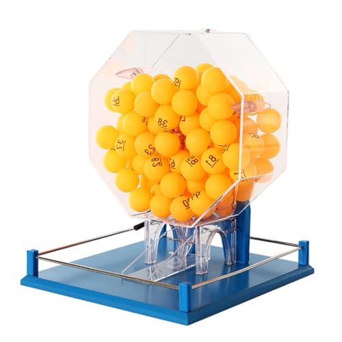 Generic Luxuriöses Bingo-Spiel mit 100 Bällen – automatischer Bingo-Käfig, manuelle Lotteriemaschine, ideal für große Gruppen und Partys, Gerechtigkeit und Fairness von Generisch
