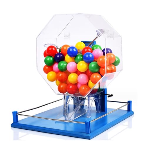 Deluxe Bingo-Set mit 100 Bällen – automatischer Bingo-Käfig, manuelle Lotteriemaschine, ideal für große Gruppen und Partys – Gerechtigkeit und Fairness von Generisch
