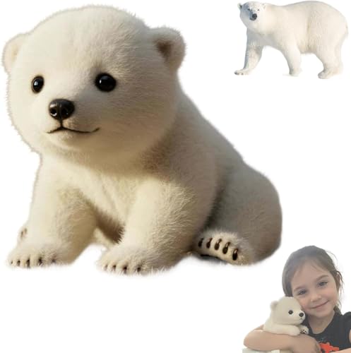 Der Polar Pal – Das Plüschtier, Ultraweiches Eisbär-Plüschtier für emotionale Unterstützung. Kuscheltier Stofftier Spielzeug und Geschenk für Kinder und Erwachsene (2) von Generisch