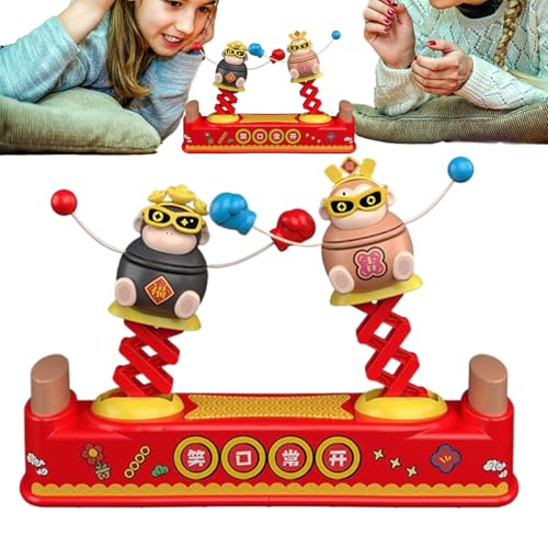 Desktop -Boxspiel, Boxkampfspielzeug,Interaktive Tisch Wrestling Brettspiele | Multiplayer Family Night Toy Toy, Handmotor -Fähigkeiten, elektronisches Stanzenspiel für Kinder von Generisch